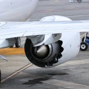 Engine on a 737 MAX