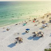 White sand beach in South Walton, FL