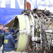 737 engine damage